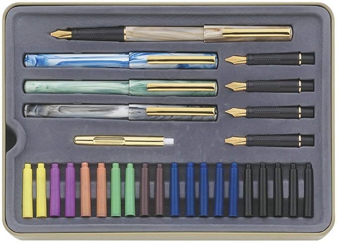 STAEDTLER calligraphy pen set, 899 SM5, 33 Piece Set by Unknown