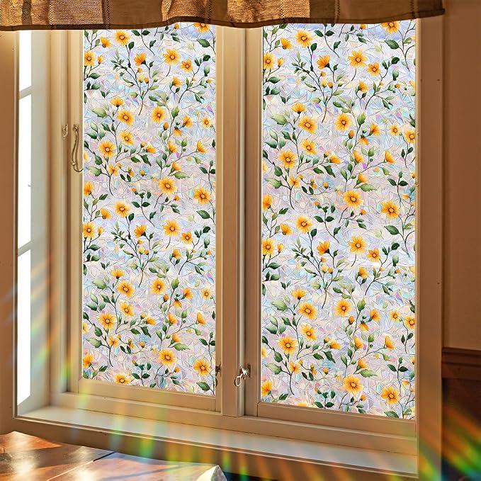 Bloss Flowers Window Privacy Film, Sunroof Decal - Image 2