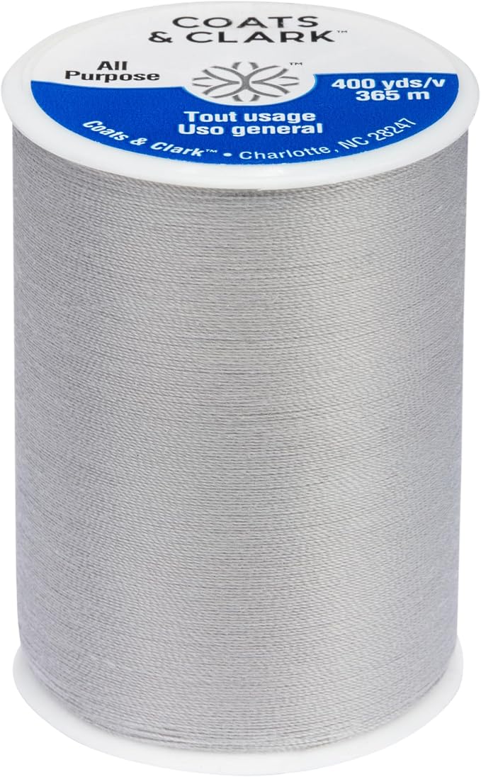 Coats & Clark All Purpose Sewing Thread 400 Yards Nugrey 1 Spool of Yarn by Unknown