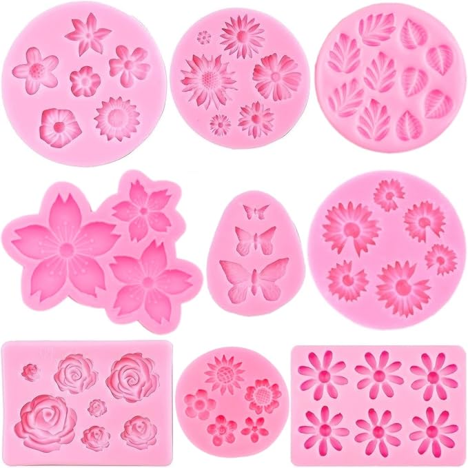Flower Silicone Molds by AMBESTEE