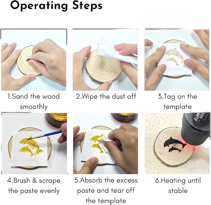 BIGTHUMB Wood Burning Gel Kit 4 OZ | Heat Activated Non-Toxic Paste - Image 3
