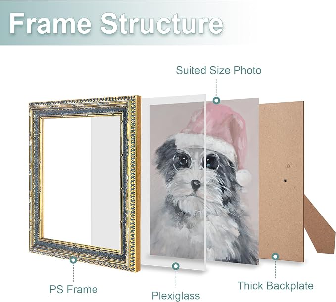 GULETHUN Vintage Gold Raised Frame - Image 6