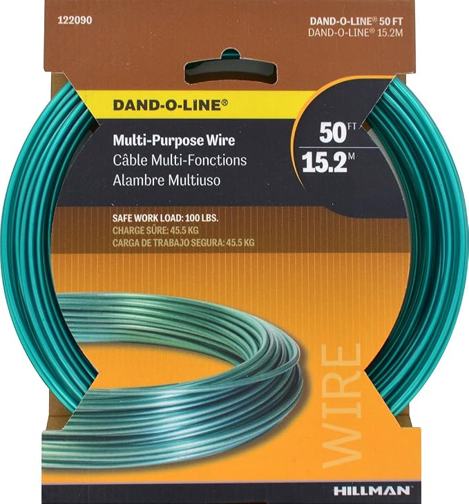 Hillman Green Plastic Coated Steel Wire - Image 4