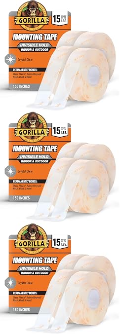 Gorilla Tough & Clear Double Sided Mounting Tape by Gorilla