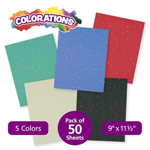 Colorations Glitter Construction Paper - Image 4