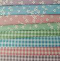 Cotton Fabric DIY Making Supplies Quilting Patchwork Fabric Fat Quarter Bundles by Antetek