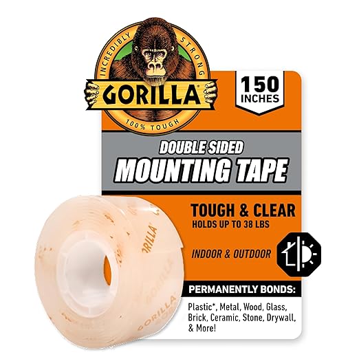 Gorilla Tough & Clear Double Sided Mounting Tape by Gorilla