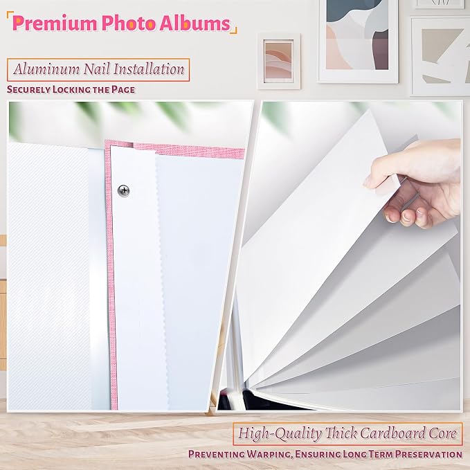 Artfeel Photo Album Self Adhesive Scrapbook, Large Photo Book - Image 4