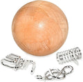 KINGOU Wooden Puzzle Magic Ball Brain Teasers Toy Intelligence Game Sphere by Unknown