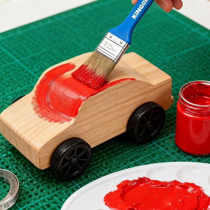 King Origin Paint Brush Set, 10 Pack Paint Brush 0.5" 1" 1.5" 2" 2.5" | Chip - Image 7