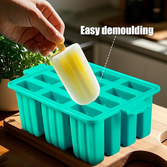 Popsicles Molds Silicone, Bpa-free ice Pop Mold Food Grade Popsicle Maker - Image 4