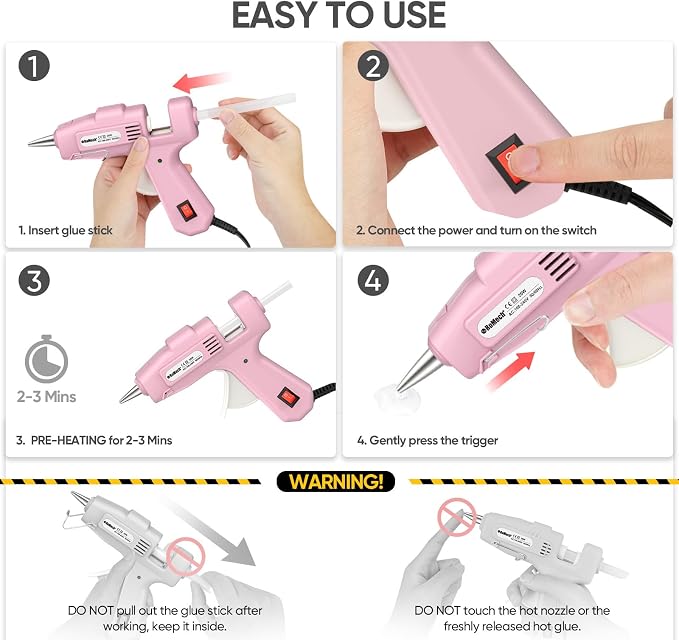 ROMECH 20W Mini Hot Glue Gun - Image 5