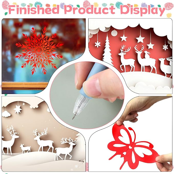 Knife Pen, A Complete Set Craft Cutting Tool Paper Cutter Pen Carving Tools - Image 7