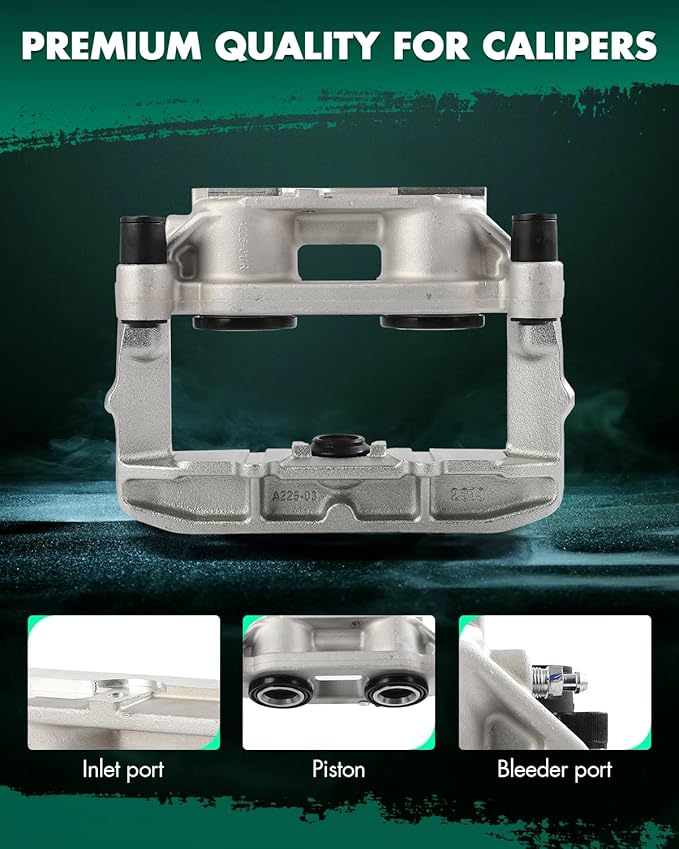 SCITOO Front Right Brake Caliper Without Bracket 192758 Compatible For Audi For A6 2002-2004,For Audi For A6 Quattro 2000-2004,For Audi For A8 Quattro 2001-2003,For Audi For Allroad Quattro 2001-2005