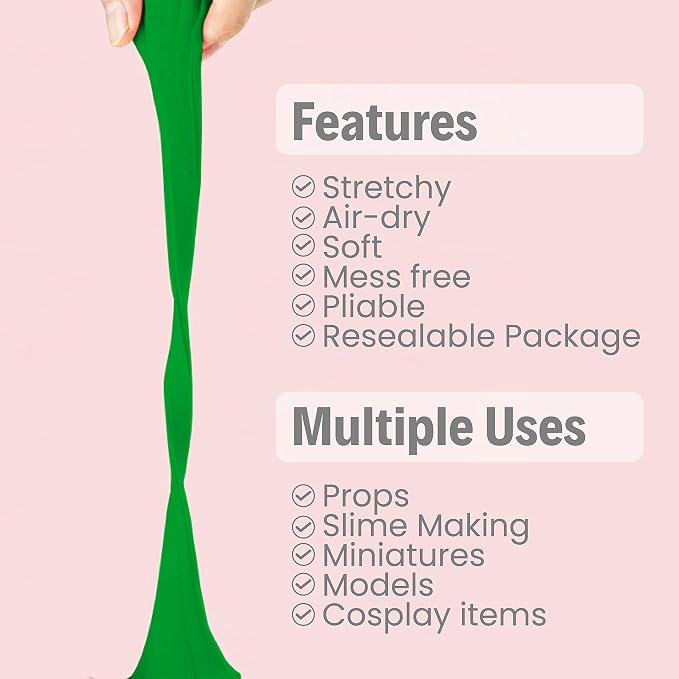 BOHS Green Modeling Foam Clay Lite - Image 2