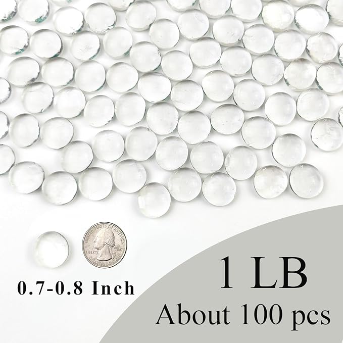 FANTIAN 1lb Clear Glass Beads for Vases - Image 5