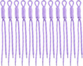 Paracord Keychain Paracord Bag Charm 12pcs Braided Nylon Rope Keychain Cord by Cmidy