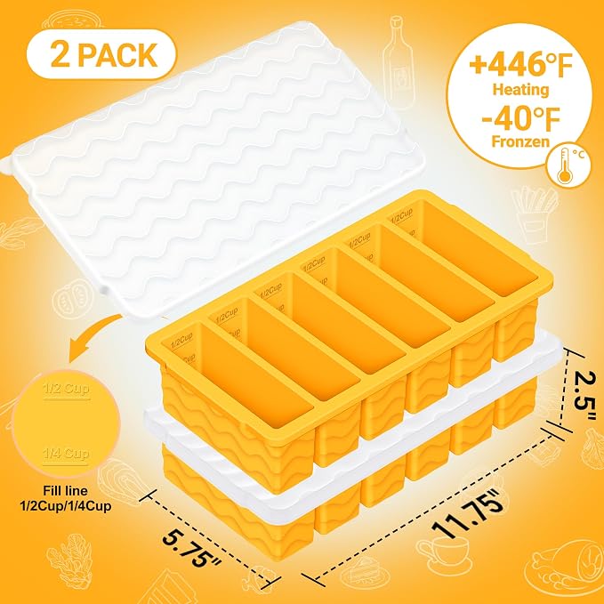 1/2 Cup Silicone Freezer Molds - Image 2