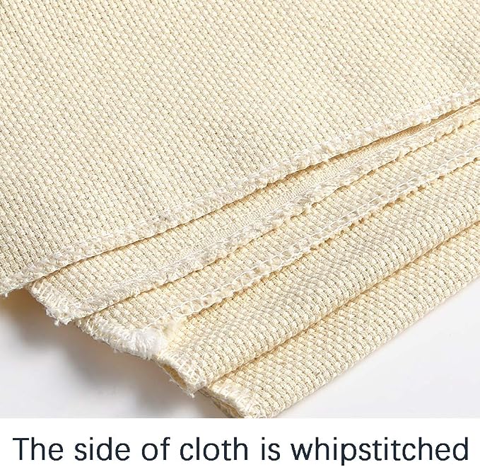 Pllieay 2PCS 26.4 x 19.3 Inch Tufting Cloth Needlework Fabric Punch Needle - Image 3