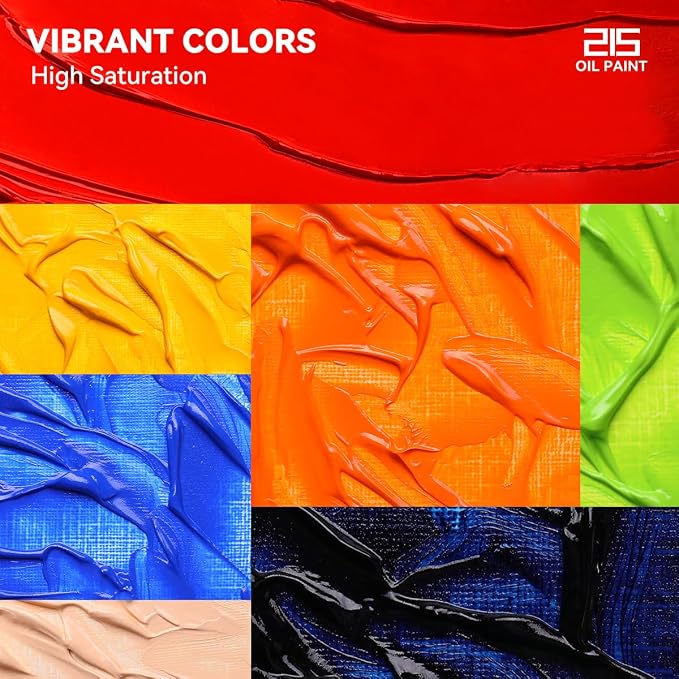 Paul Rubens Oil Paint, 20 Colors*50ml LargeTubes, Professional Oil Colors - Image 3
