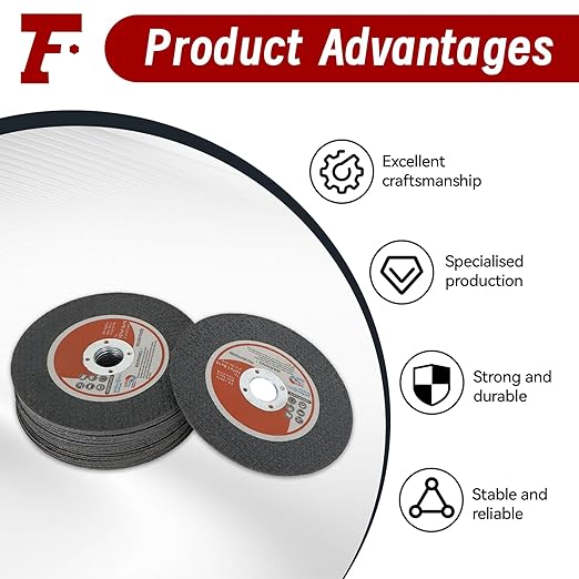 50 Pack 4" x.040 x5/8" Cut Off Wheel - Metal & Stainless Steel Thin Cutting Discs