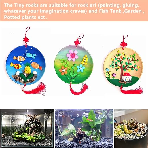 lifetop 120PCS Painting Rocks, DIY Rocks Flat & Smooth Kindness Rocks - Image 6
