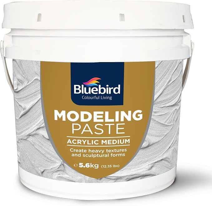 Bluebird Thick Modeling Paste White 4 Liter / 5.6 kg by BluebirdArts