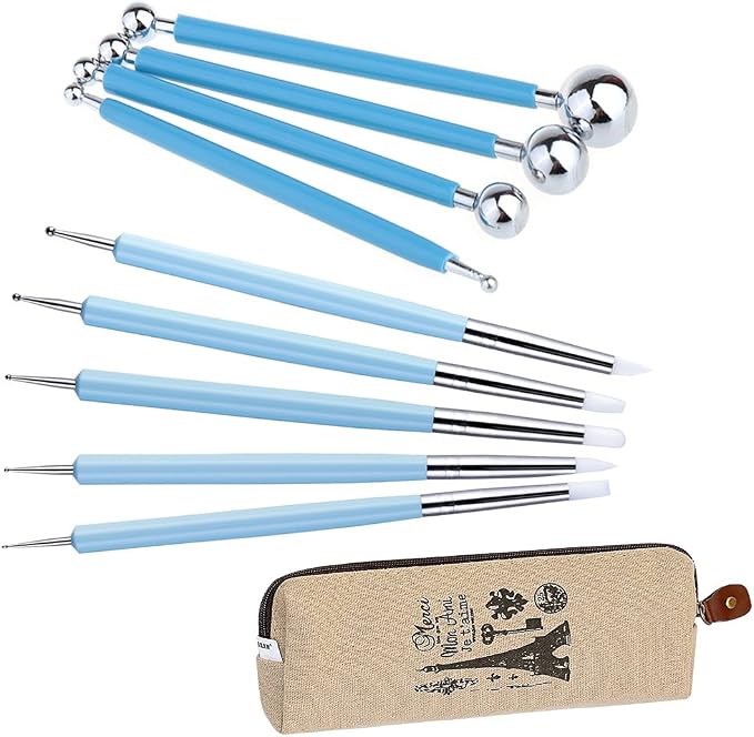 Ecjiuyi 9PCS Sculpting Tools by Ecjiuyi