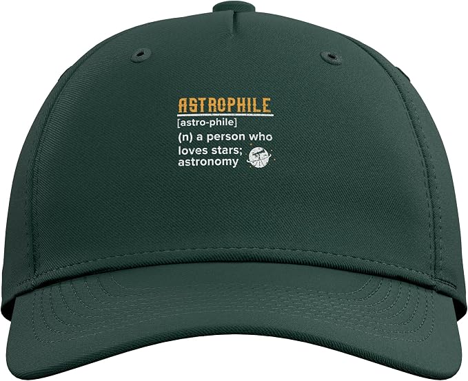 Astrophile Astronomy Astronomer Constellations Telescope Adjustable Baseball Hat - Image 2