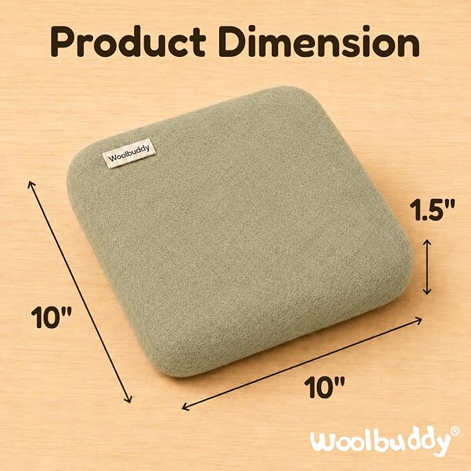 Woolbuddy Wool Felting Pad 10 x 10 x 1.5 Inch, Durable Needle Felting Mat - Image 3