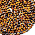Zenkeeper 108 Pcs Tiger Eye Beads by Zenkeeper