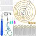 ZXIIXZ 72 Pcs Cross Stitch Supplies, Embroidery Kit by ZXIIXZ