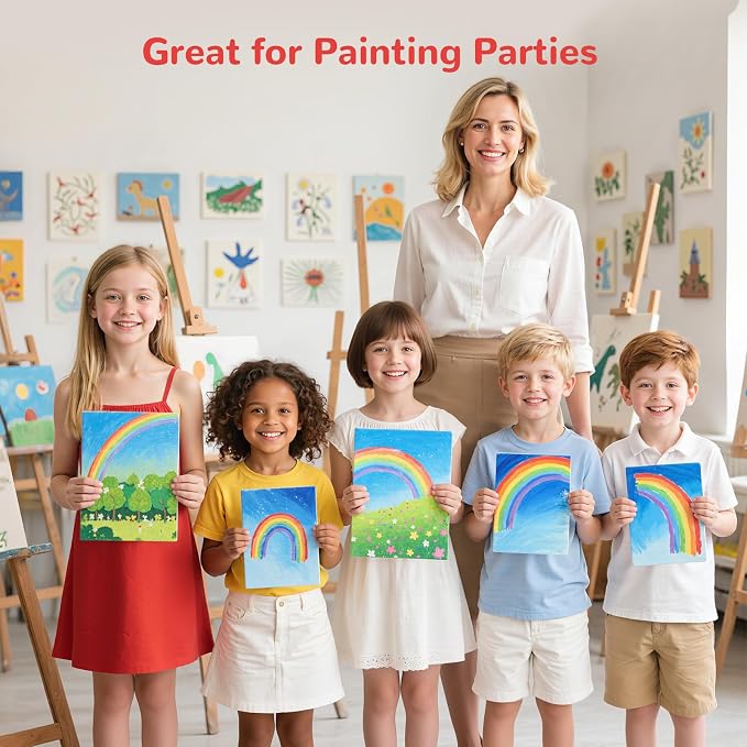 160 Pack 5x7 Inch Small Painting Canvas Boards - Image 9