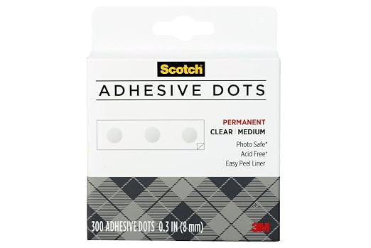 Scotch Adhesive Dots, 300 Dots/Pack, Easy Dispensing, Photo-Safe - Image 2