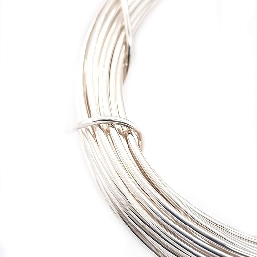 925 Sterling Silver Wire, 14 Gauge, Half Hard, 5FT by CRAFT WIRE | Sterling - Image 4