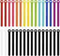 Self-Gripping Cable Ties by Wrap-It Storage, 8 Inch Straps – Reusable Hook and by Wrap-ItStorage
