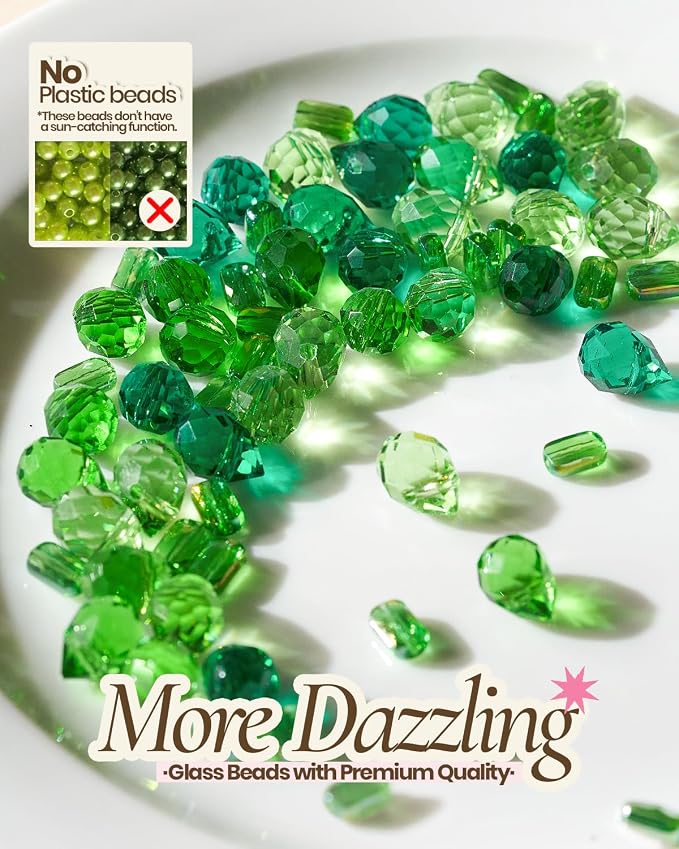 Deinduser Beaded Plant Kit, DIY Hanging Suncatcher Craft Kit - Image 5