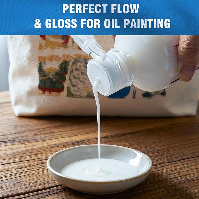 Falling in Art 8 Oz Professional Fabric Paint Medium - Image 5