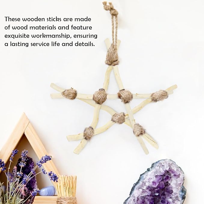 50Pcs Natural Twigs, Driftwood Branches, Unfinished Timber Rods - Image 4