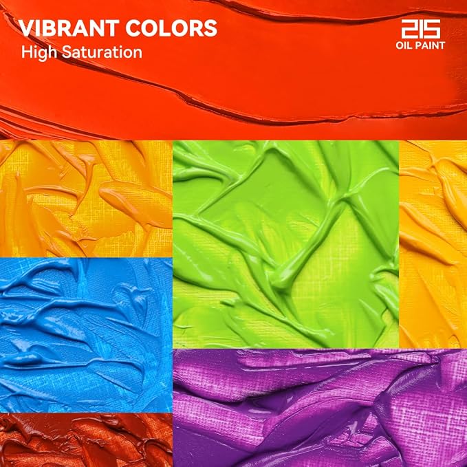Paul Rubens Oil Paint, 20 Basic Colors*170 ml LargeTubes, Professional Oil - Image 2