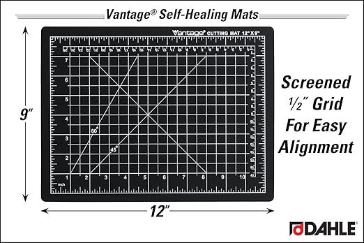 Dahle Vantage 10670 Premium Self-Healing Cutting Mat, 1/2" Grid, 5 Layers - Image 2