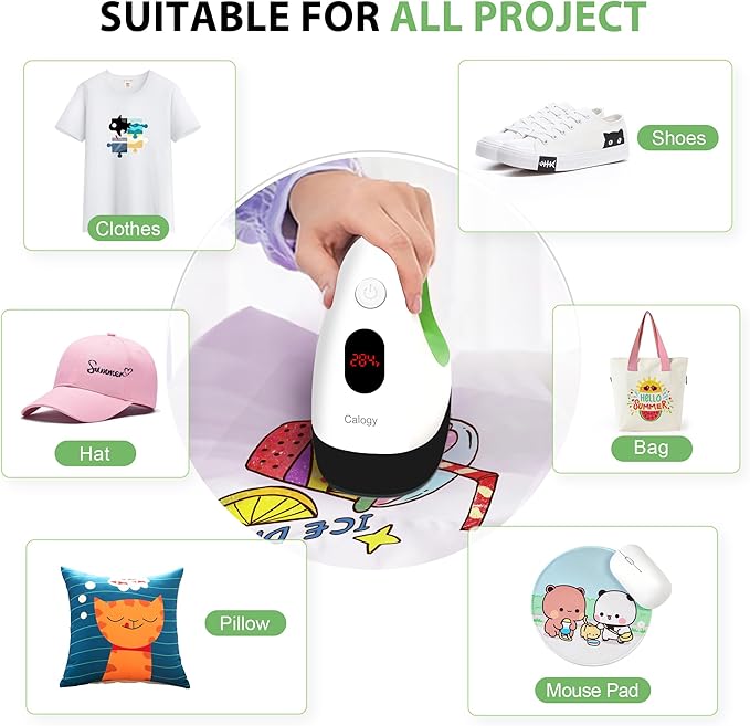 Calogy Mini Heat Press, Heat Transfer Machine, Constant Temp Control, Insulated - Image 4