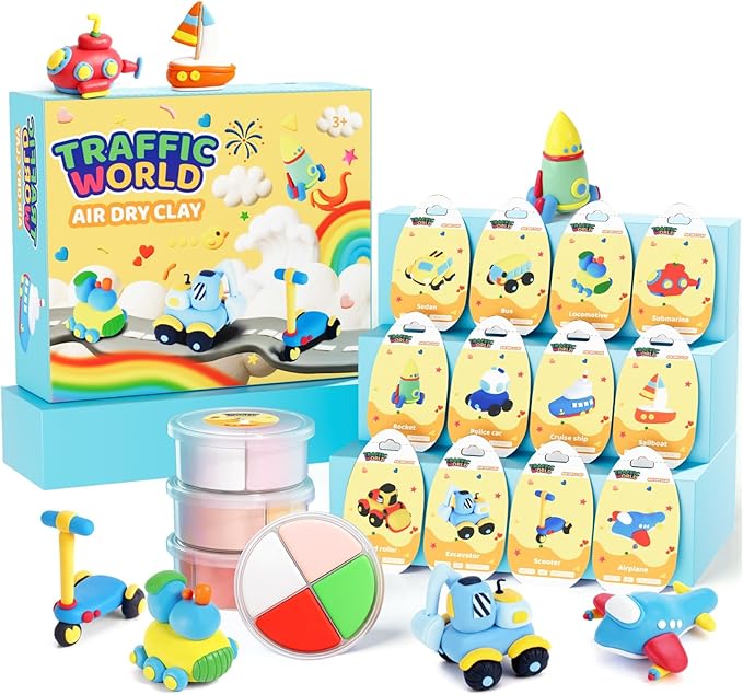 Air Dry Clay Kits for Kids by hittaty