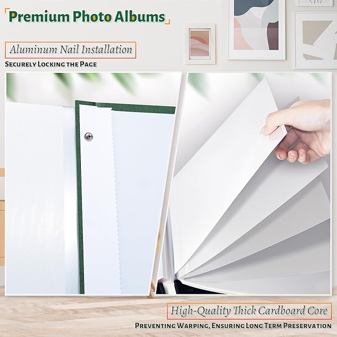 Artfeel Photo Album Self Adhesive Scrapbook, Large Photo Book - Image 4