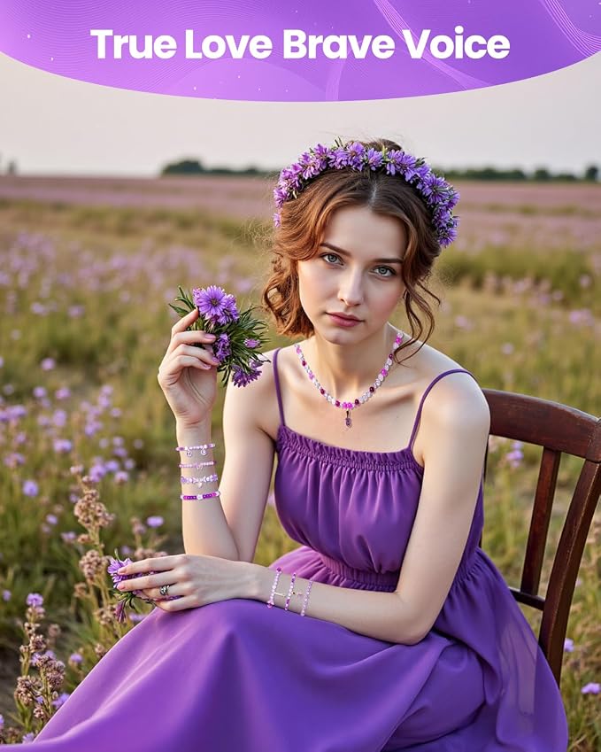 Goldwise Purple Era Inspired Bracelet Making Set - Image 4