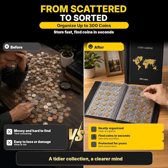 ANKHOH Coin Collection Book Holder Album - Image 7