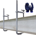 2-Pack Heavy Duty 20"(500x120mm) F-Clamp w/ 4-3/4" Throat Depth, Bar Size 1"x15/32", 1400LB Clamping Force, Drop Forged Steel Bar Clamps for Wood, Metal, Pipe, Welding and DIY Projects