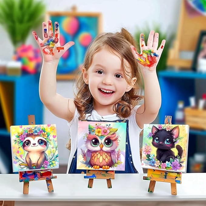 4 Pack Paint by Numbers Kit for Kids - Image 5