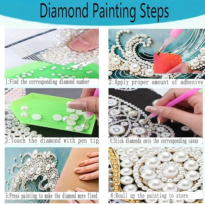 GEMFAMILY Diamond Art Kits for Adults Beginner, Special Shape Diamond Painting - Image 8
