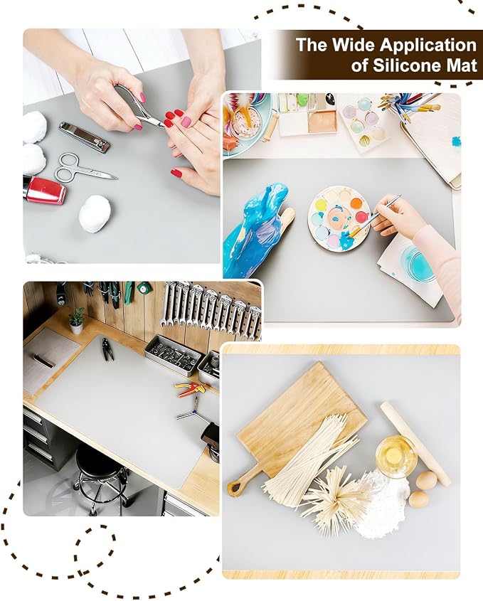 Silicone Mats for Crafts, Silicone Mats for Kitchen Counter, Craft Mat - Image 6